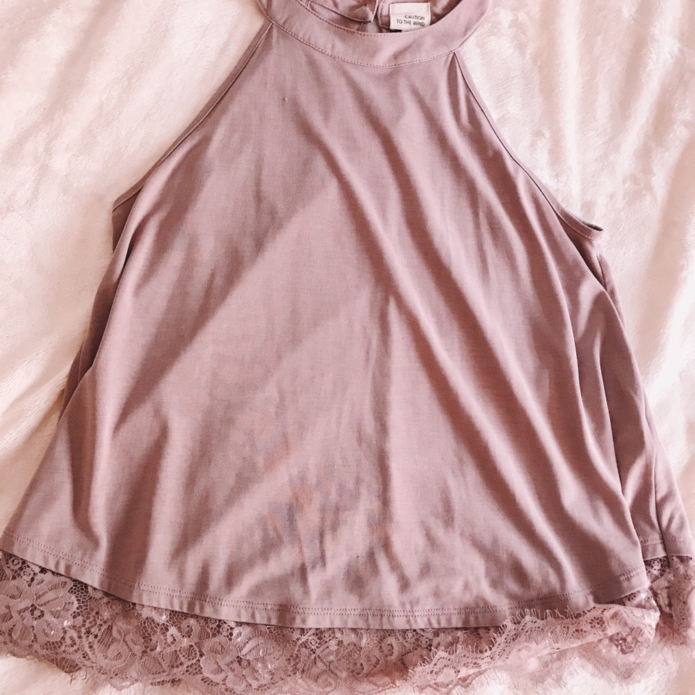 Caution to the Wind Halter Tank